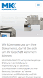 Mobile Screenshot of mk-kommunikation.de